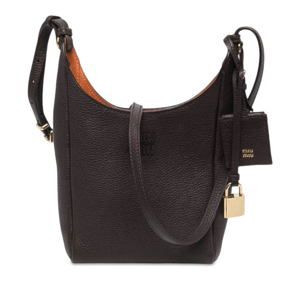 Pre-Loved Miu Miu Textured Leather Crossbody